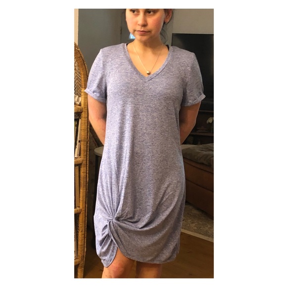 Twist T Shirt Dress - Picture 2 of 5